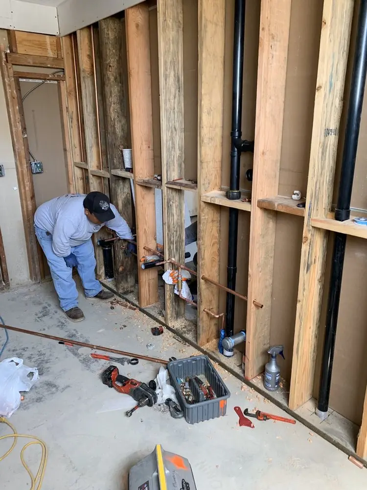 Commercial rough-in plumbing for Gas Line Repair in Clinton
